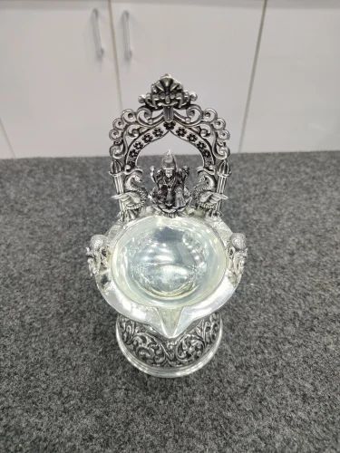 249G Lakshmi Silver Diya